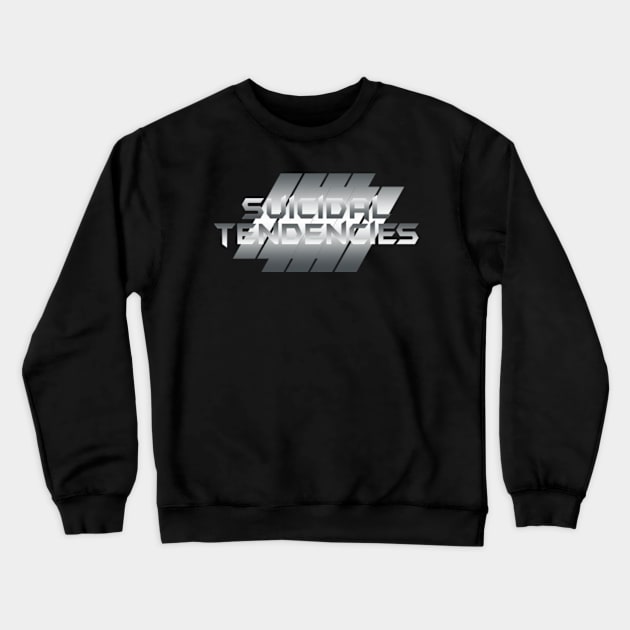 Metallic illustration Suicidal Tendencies Crewneck Sweatshirt by theStickMan_Official